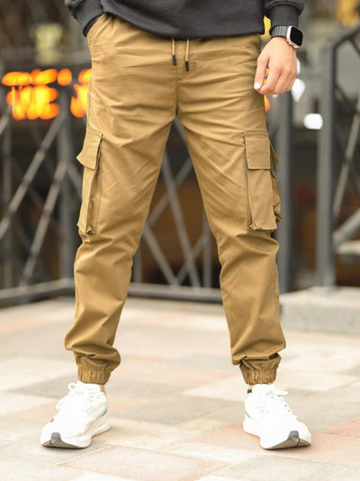 UK Men’s Cargo Work Trousers – 100% Cotton Tactical Combat Outdoor Pants