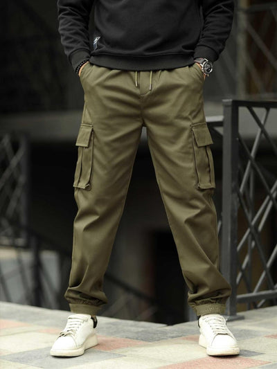 UK Men’s Cargo Work Trousers – 100% Cotton Tactical Combat Outdoor Pants
