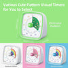 Yunbaoit Visual Timer with Night Light – 60-Minute Silent Countdown Timer