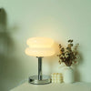 Macaron Glass Table Lamp – Trichromatic Dimming Night Light & Bedside Decor