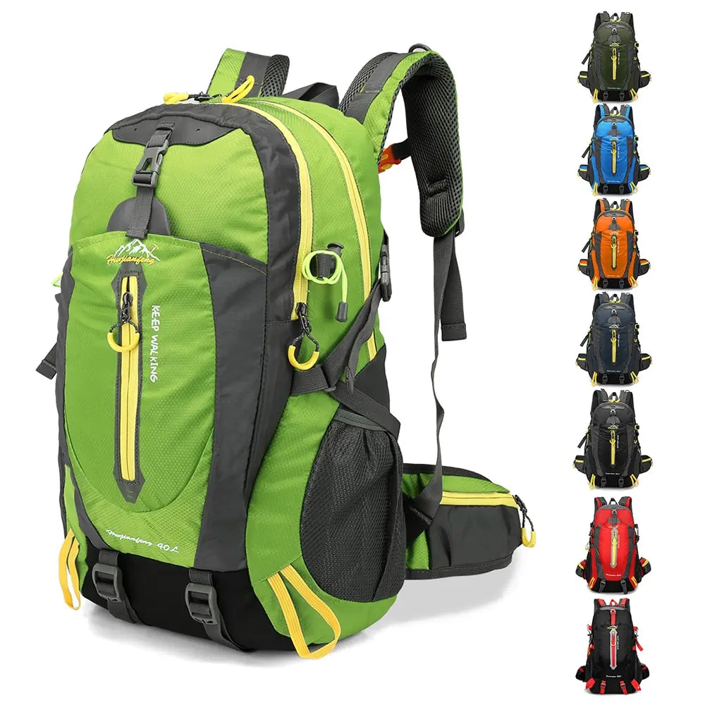 Outdoor Waterproof Hiking Backpack – Large Capacity Travel Rucksack 40L