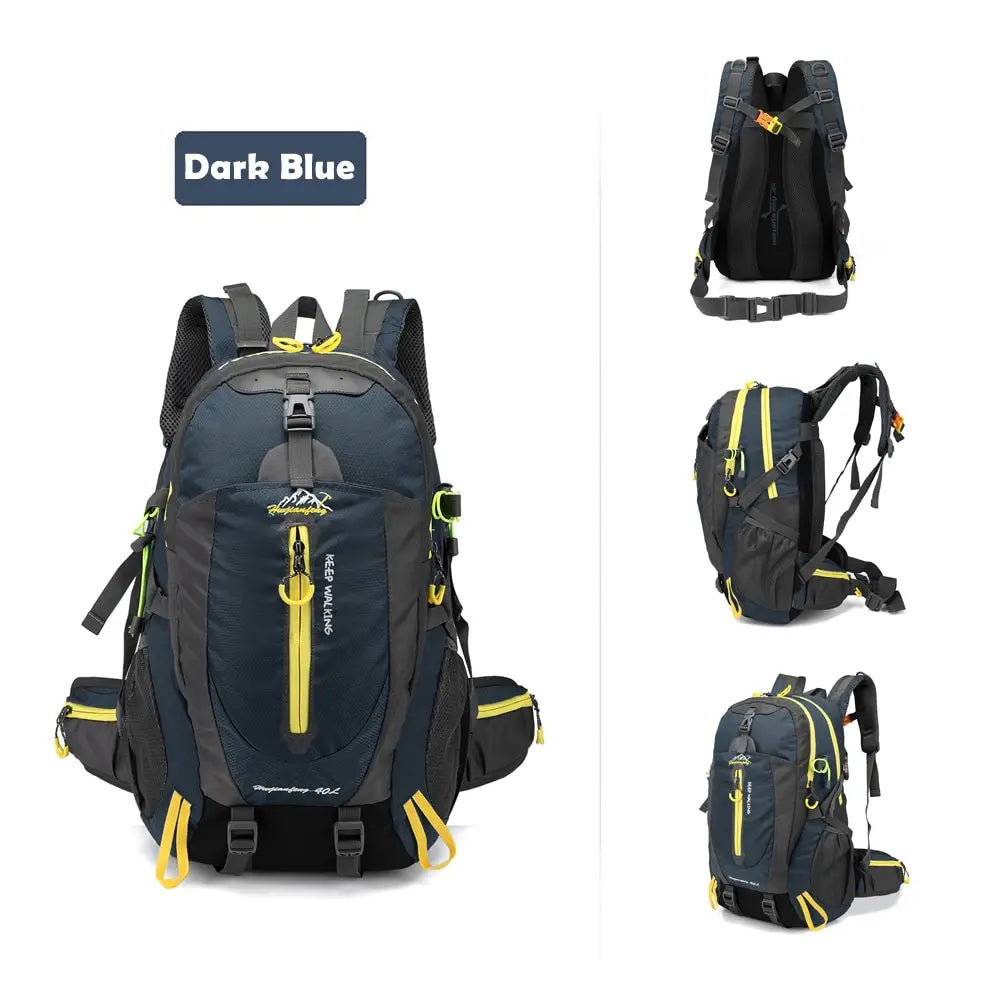 Outdoor Waterproof Hiking Backpack – Large Capacity Travel Rucksack 40L