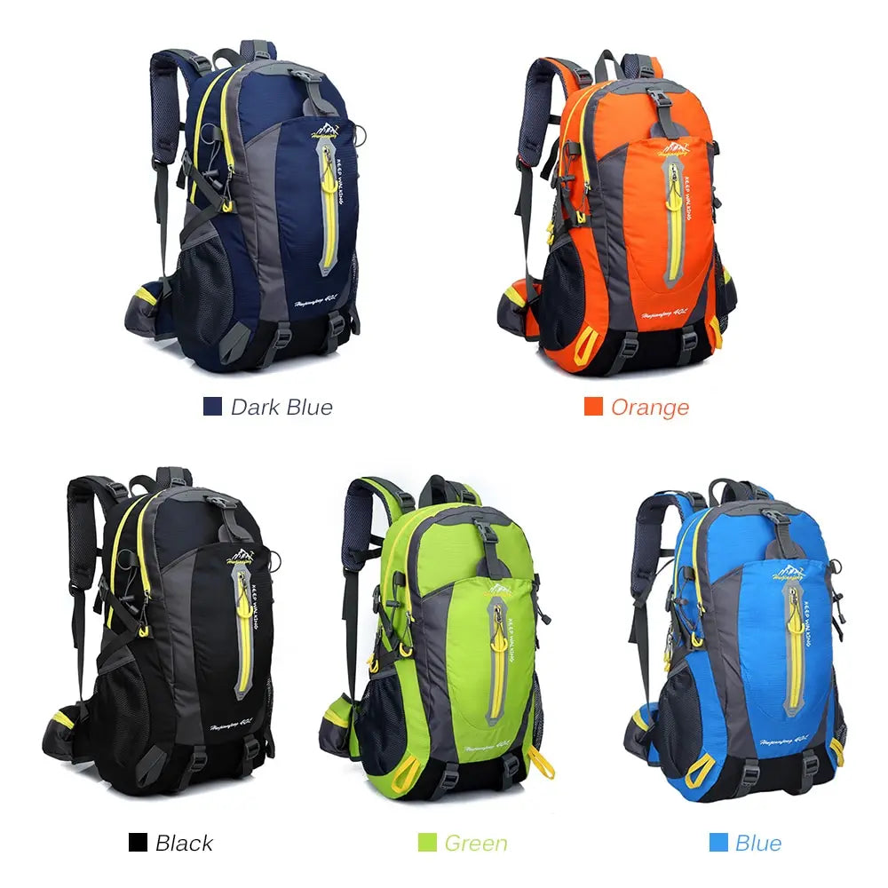 Outdoor Waterproof Hiking Backpack – Large Capacity Travel Rucksack 40L