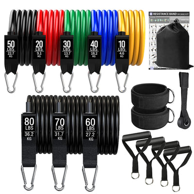 Workout Bar & Resistance Bands Set – Pilates, Yoga, Strength Training Expander