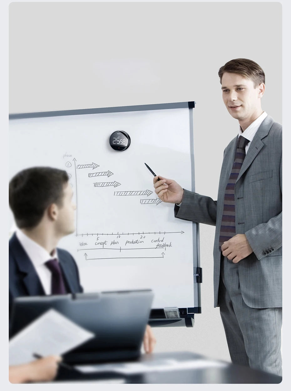 Baseus Digital Kitchen Timer – Magnetic Countdown Alarm Clock & Stopwatch