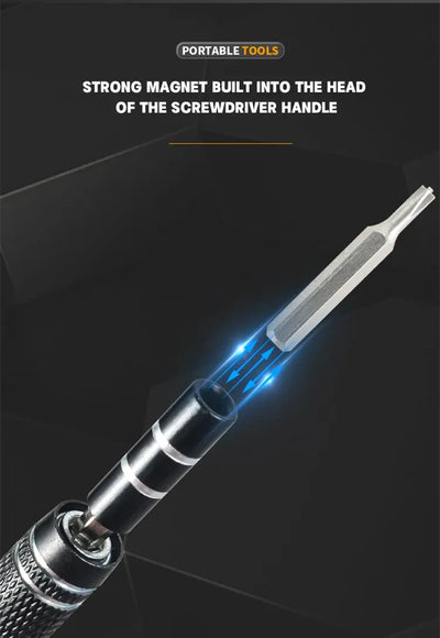 Precision Screwdriver Set 116 in 1 – Professional Repair Hand Tool Kit with 98 Magnetic Drill Bits
