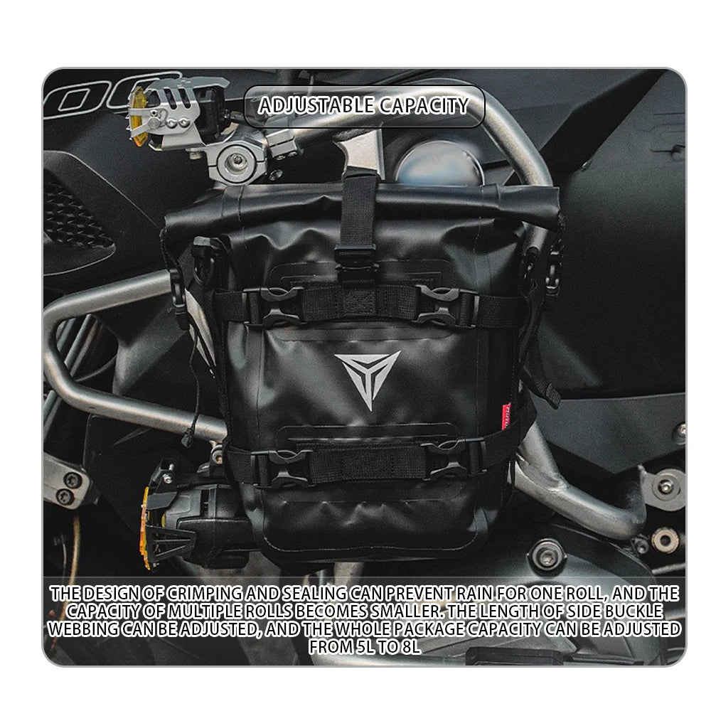 Motorcycle Frame Crash Bars Waterproof Bag – For BMW R1200GS, R1250GS ADV, Honda NC750X, CB500X