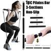 Workout Bar & Resistance Bands Set – Pilates, Yoga, Strength Training Expander