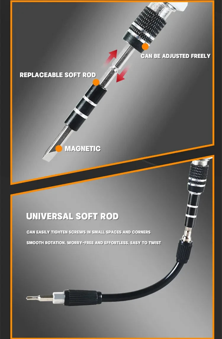 Precision Screwdriver Set 116 in 1 – Professional Repair Hand Tool Kit with 98 Magnetic Drill Bits