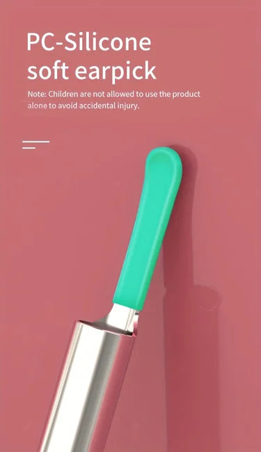 Smart Visual Ear Cleaner – 1296P HD Otoscope with Mini Camera & USB-C Charging