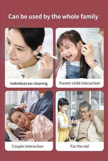 Smart Visual Ear Cleaner – 1296P HD Otoscope with Mini Camera & USB-C Charging