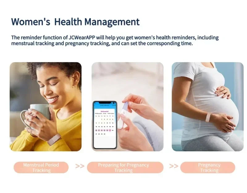 2208A Smart Bracelet – Heart Rate, Blood Pressure & Fitness Tracker