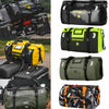 Waterproof motorcycle dry bag with reflective design, tail duffle for travel, hiking, camping, boating, riding, fishing, and outdoor luggage storage.