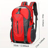 “40L Outdoor Waterproof Hiking Backpack – large capacity nylon camping & travel rucksack with multiple compartments”