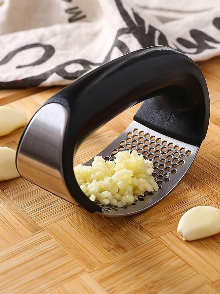 Stainless Steel Garlic Press Crusher Manual Garlic Mincer Chopping Garlic Tool Fruit Vegetable Tools Kitchen Accessories Gadget